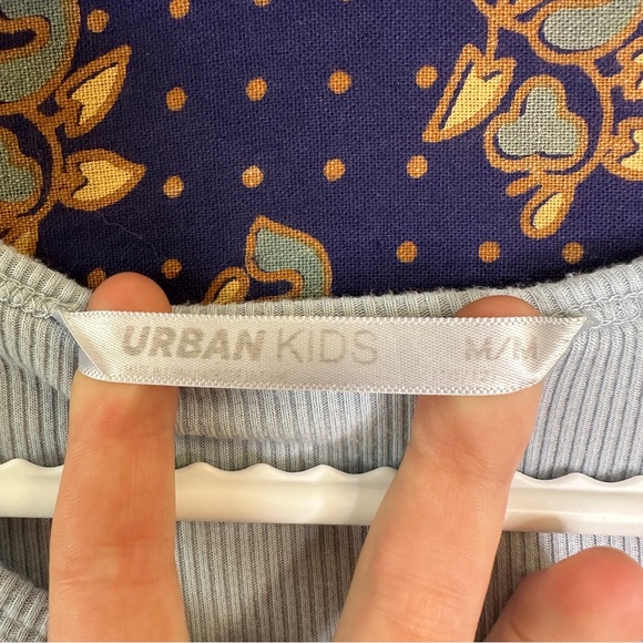 🦋5/20$🦋 pastel blue ribbed crop top - Picture 6 of 6